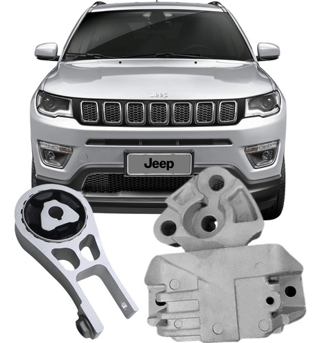 Kit Calço Coxim Câmbio Jeep Compass 2.0 Flex 2017 18 19 20