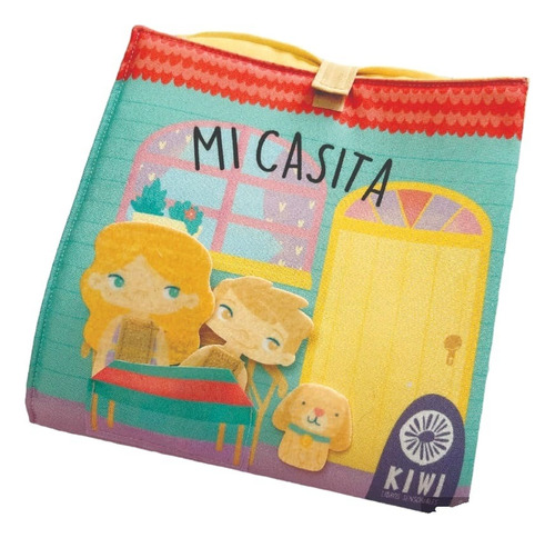 Libro Interactivo De Tela Mi Casita ! Sensorial Kiwi 5 Años+