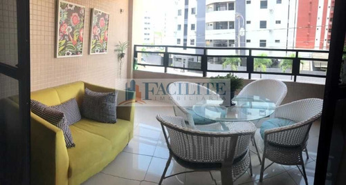 Imagem 14 de 19 de 2861 - Apartamento Para Vender, Manaíra, João Pessoa, Pb - 23173