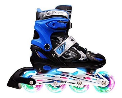 Patines En Linea Ajustables Para Ninos: Con Todas Las Rued