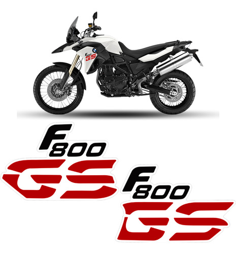 Adesivos Modelo Original Moto Bmw F800 Gs 2013/2014 - Par