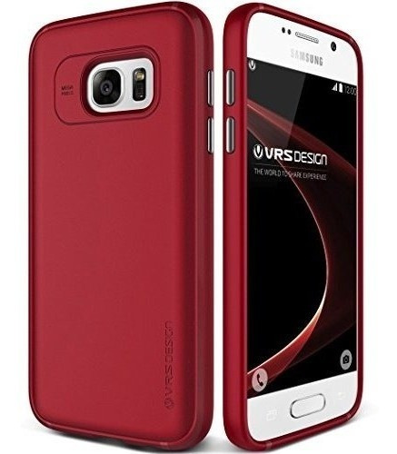 Funda Galaxy S7 Single Fit R Flor Botones Metalicos Case 