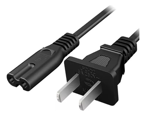 Cable De Poder Tipo 8 Interlock Lord  1.8m  