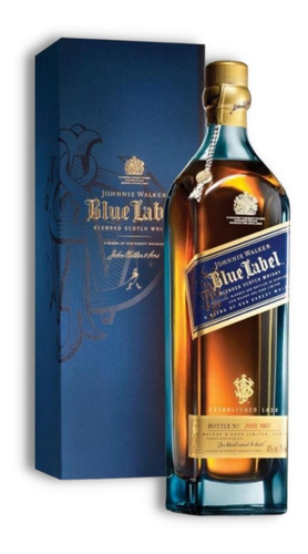 Johnnie Walker Whisky Blue Label 750ml C/estuche Blended 