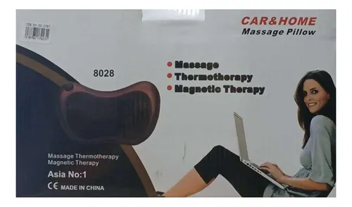 Masajeador Eléctrico Almohada Cojín Lumbar Cuello Piernas
