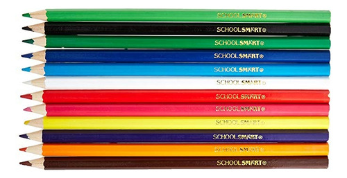 Escuela Inteligente Lápiz De Color Aula Pack, Colores Surtid