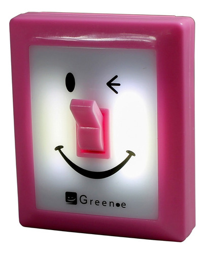 Luz De Pared Con Interruptor Emoji Con 6 Pilas De