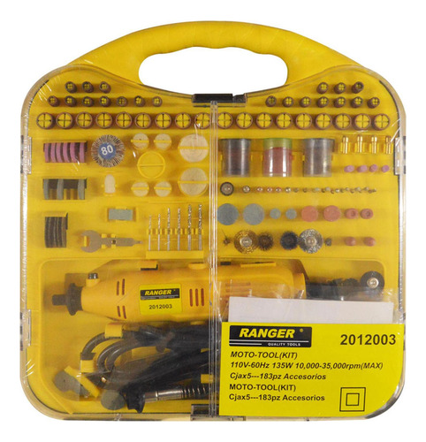 Moto Tool Ranger Con Guaya X183pcs (2012003)