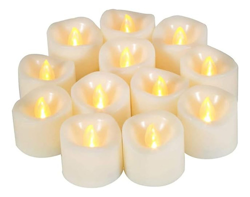 Candle Idea Paquete De 12 Velas De Te Led Realistas De 1 5 X