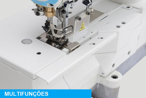 Galoneira Plana Fechada Direct Drive 3 Agulhas Jack Jk-w4+m