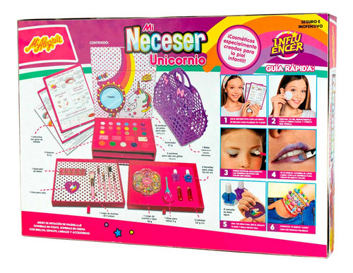 Influencer Neceser Unicornio Mi Alegría Trencitas Mechitas