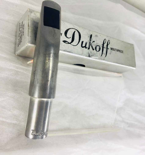 Boquilha Sax Baritono Metal Dukoff D8 Produto Novo Amassado