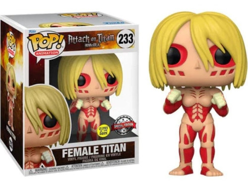 Funko Pop - Attack On Titan - Female Titan Glow (233) 6 Inch