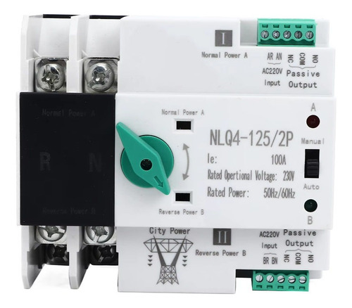 Ats Switch Transferencia Automatico 63a 220v Generador