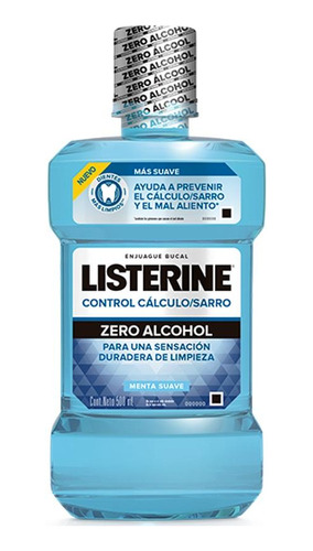 Enjuague Bucal Listerine Antisarro Zero 500 Ml