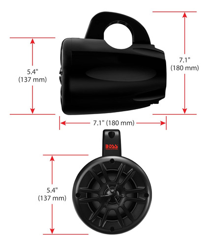 Sistema De Audio Weatherproof Con Parlantes De 10 Cm