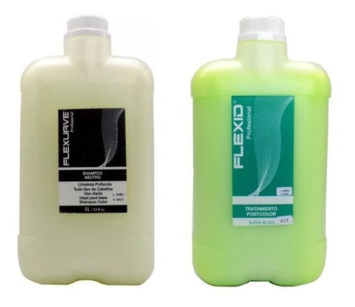 Shampoo 5l + Acondicionador 5l Flexuave 