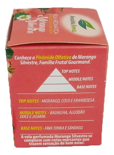 Velas aromática Forbici candle company ltda Vela aromática amazônia