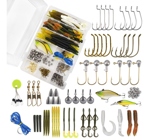 Kit Completo D/accesorios D/pesca Madbite P/agua Dulce 187ps