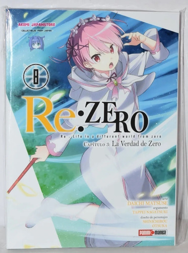Re Zero - Capitulo 3: Capitulo 3, De Tappei Nagatsuki. Serie Re:zero Kara Hajimeru Isekai Seikatsu Editorial Panini, Tapa Blanda En Español
