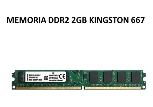 Memoria Ddr2 2gb Kingston 667mhz