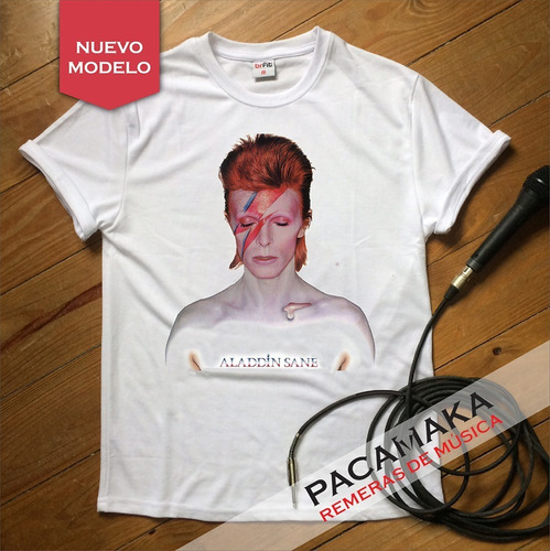 Remera Camiseta / David Bowie Aladdin Sane / Pacamaka