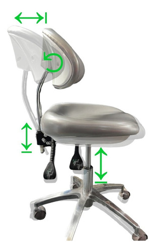 Sillón Odontológico X3 Colibrí, Con Banqueta Y Foco. Cingol