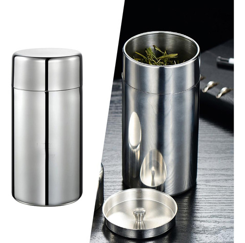Recipiente De Té De Café De 550ml Los 7.5x14.5cm Plata
