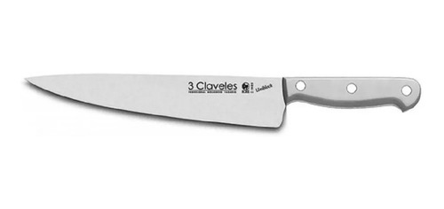 Cuchillo 3 Claveles Uniblock 20 Cm 1965 Blanco