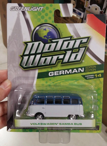 Greenlight Motor World German Vw Samba Bus 1:64 