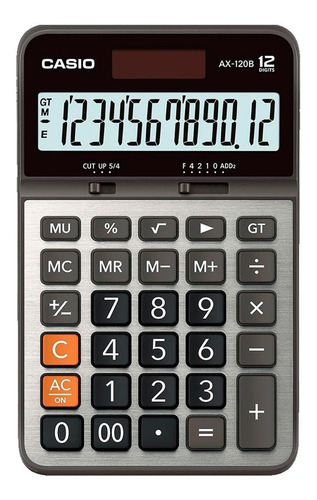 Imagen 1 de 7 de Paquete De 3 Calculadoras Casio De Escritorio Ax-120b, 12 D.
