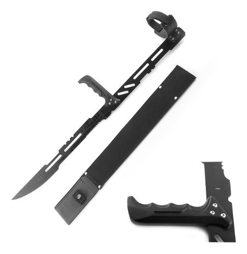 Espada Corta Tipo Tonfa - Snake Eye Se-6090 Color Negro