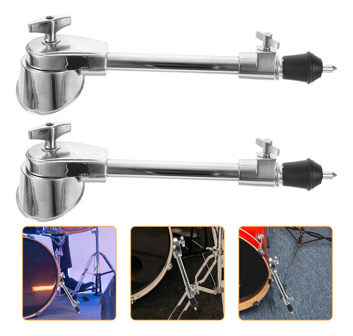 Kit De Batería Con Patas De Tambor De Metal, Soporte Para Ba