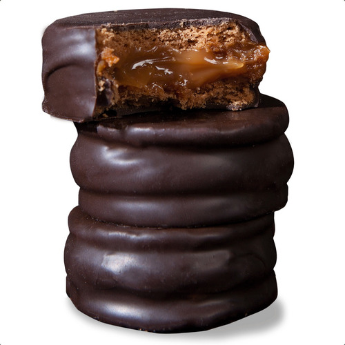 Mini Alfajor Alfa Pampa De Chocolate 36 Unidades 32 Gr Negro