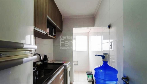 Imagem 6 de 15 de Apartamento Com 02 Dormitórios, Sendo 01 Suíte E 02 Vagas De Garagem, Sacada - Cf33033