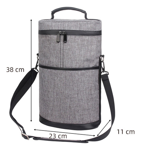 Bolsa Térmica Para Almuerzo, Bolsa Térmica Aislada, Gris