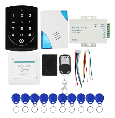 Sistema De Puerta Con Control De Acceso Con Cerradura, Sin B