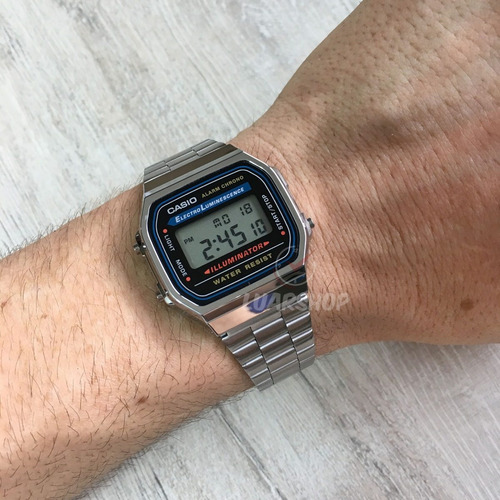Relogio Casio Digital Unisex A168 Retrô Vintage C/ Caixa Nf