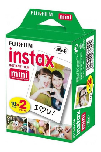 Papel Fujifilm Instax Mini Instant Film X 20