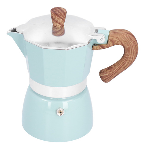 Práctica Cafetera Moka Pot De Aluminio De 150 Ml