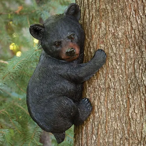 Bits And Pieces - Bear Cub Tree Hugger - Decoraciones De Pat