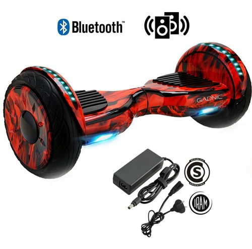 Skate Electrico 10 Patineta Hoverboard 20km Scooter Balance 