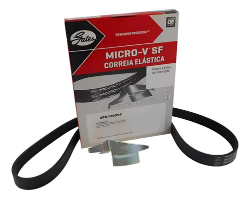 Correia Alternador Micro V Elástica 6pk1200 Gol 1.0 G5 2009