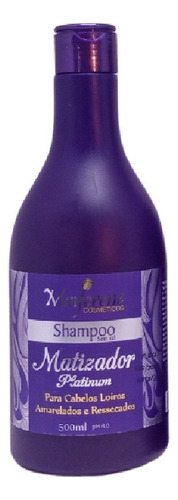  Shampoo Matizador Platinum Cabelos Loiros 500ml