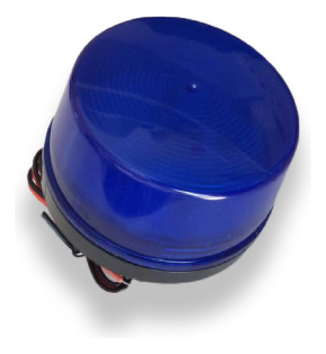 Baliza Flash Led Luz Azul 12v