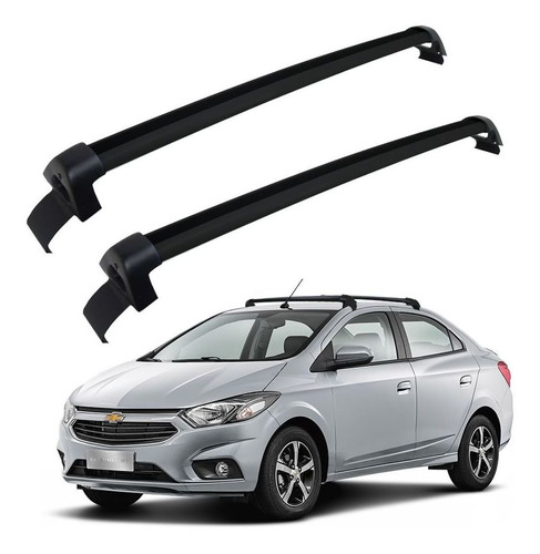 Travessa Chevrolet Prisma 2013 A 2019 Bagageiro Preto