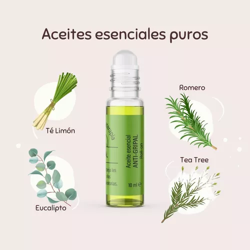 Aceite Esencial Aromaterapia Sistema Inmune Roll On 10 Ml