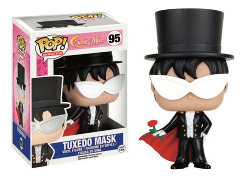 Funko Pop! Sailor Moon - Tuxedo Mask #95 Caja Con Detalles