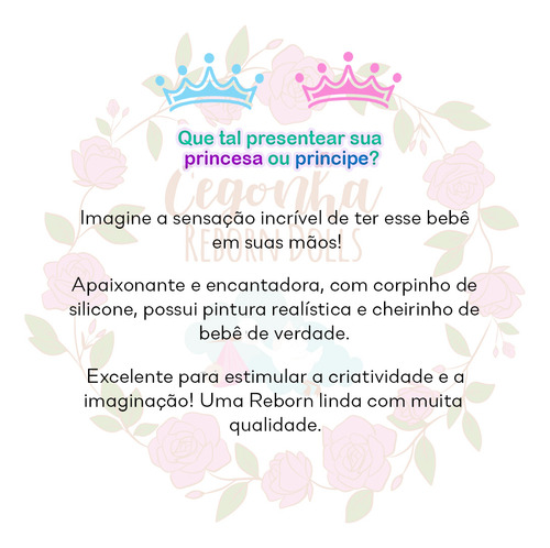 Boneca Reborn Loira Cabelo Longo Saída de Banho Cegonha Reborn Dolls