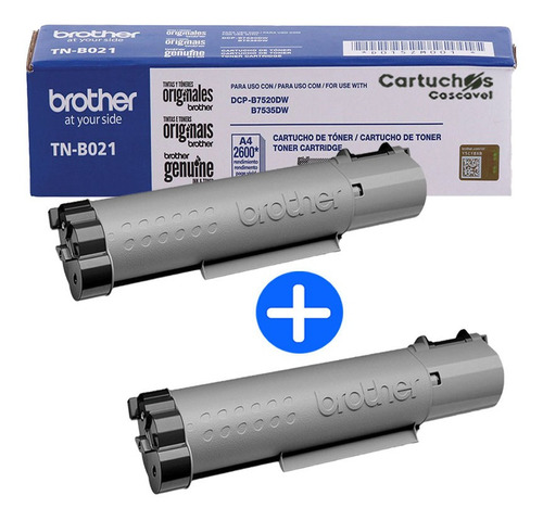 2 Toner Brother Tnb021 B021 B7520dw B7535dw 7520dw Original